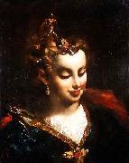 GUARDI, Francesco Pharaohs Daughter after Palma Il oil painting artist